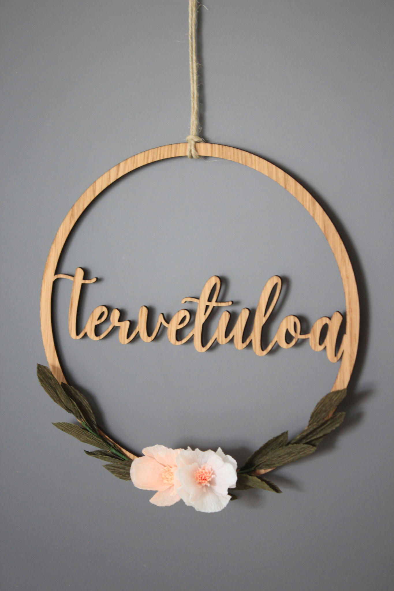 Tervetuloa- kyltti